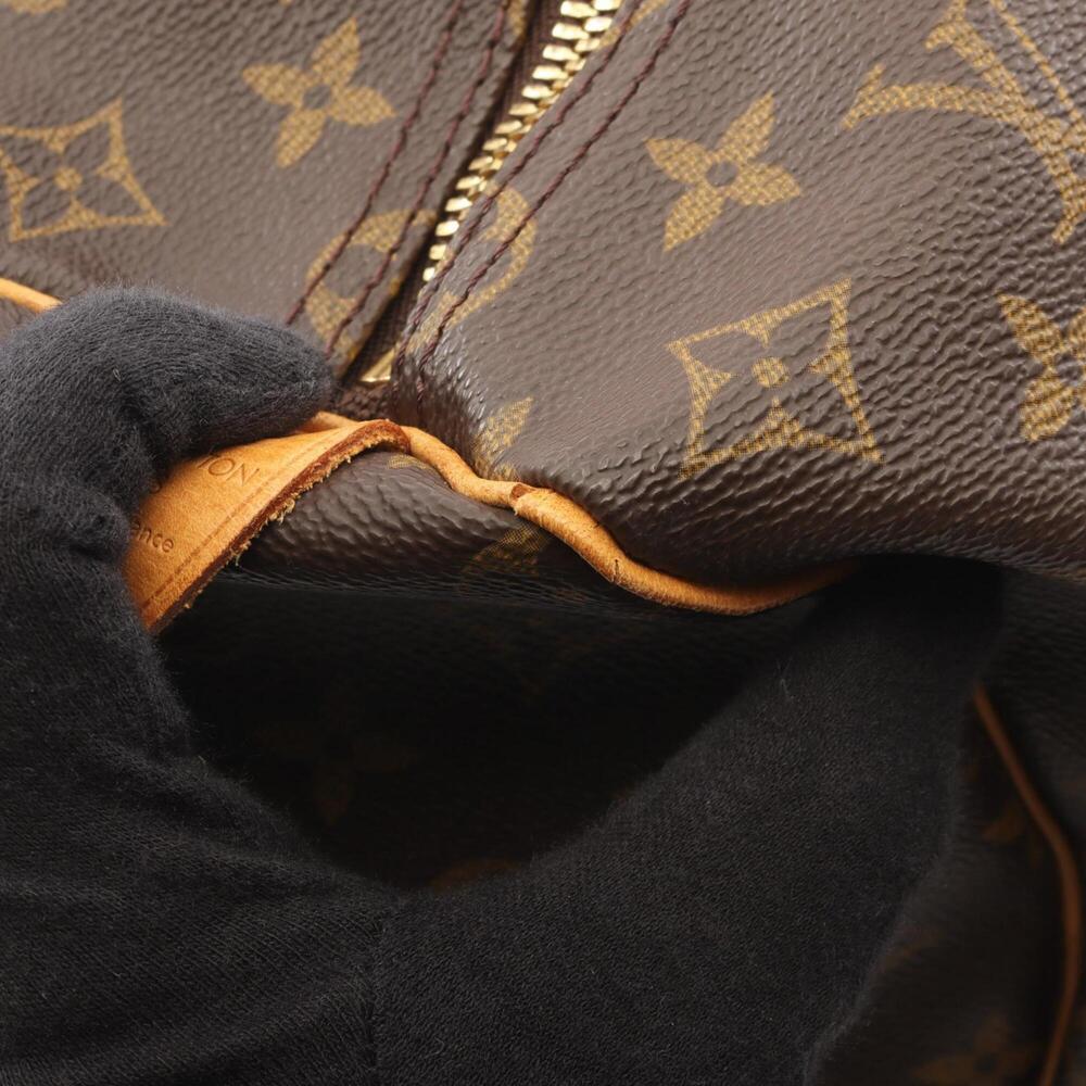 LOUIS VUITTON Brown Monogram Leather Keepall 50 Boston Bag - Picture 7 of 12